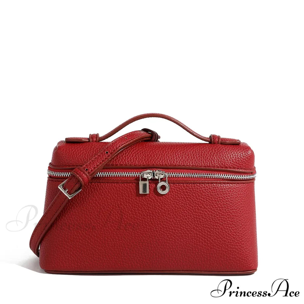 New Women’s Spacious Capacity Crossbody Purse Red handbag-250126