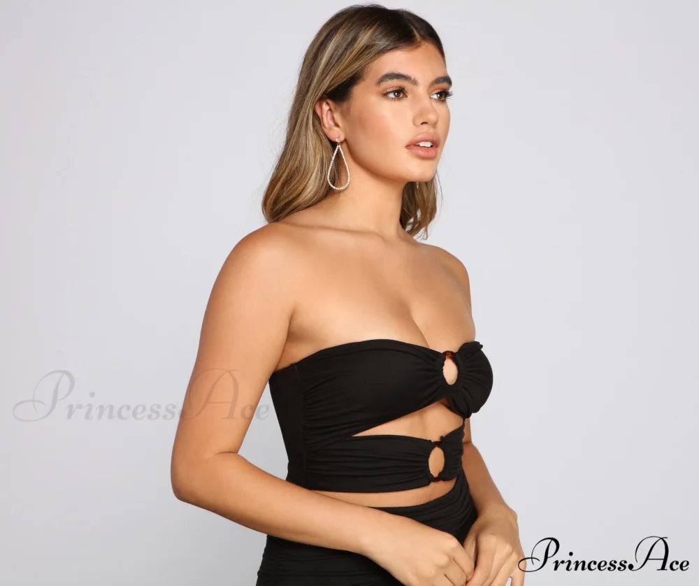 Nights Like This Charming Cutout Mini Dress