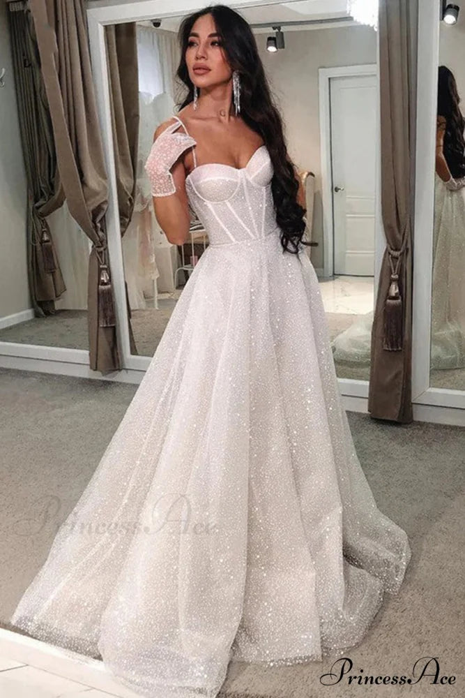 Norah Sparkling Graceful Wedding Dress