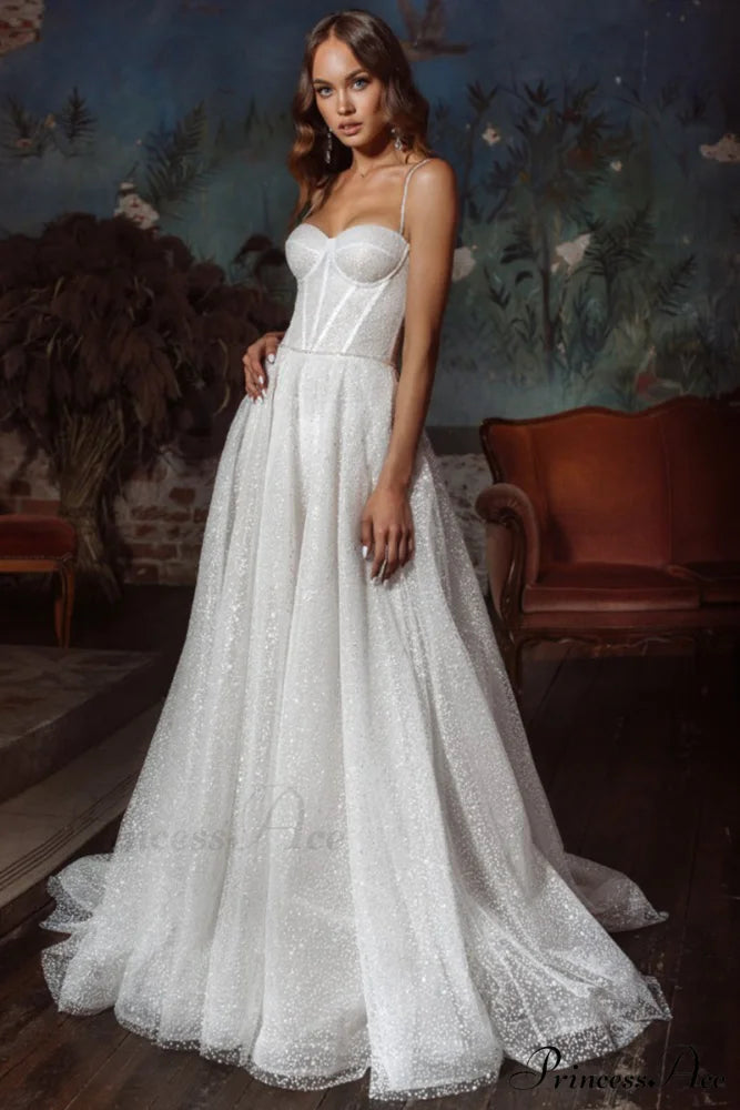 Norah Sparkling Graceful Wedding Dress