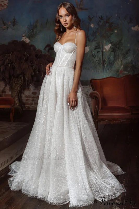 Norah Sparkling Graceful Wedding Dress