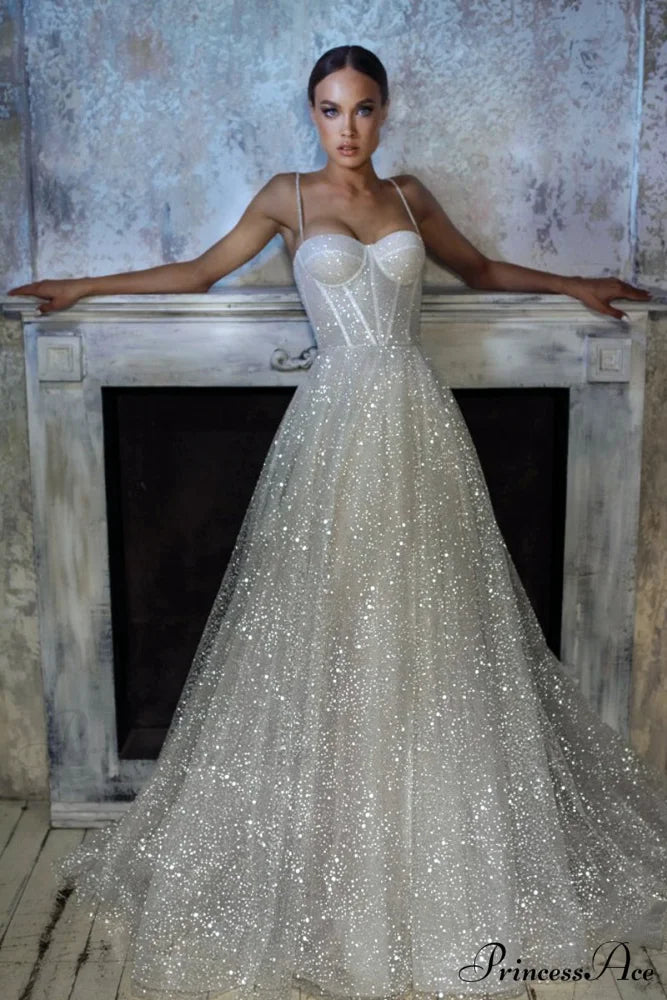 Norah Sparkling Graceful Wedding Dress
