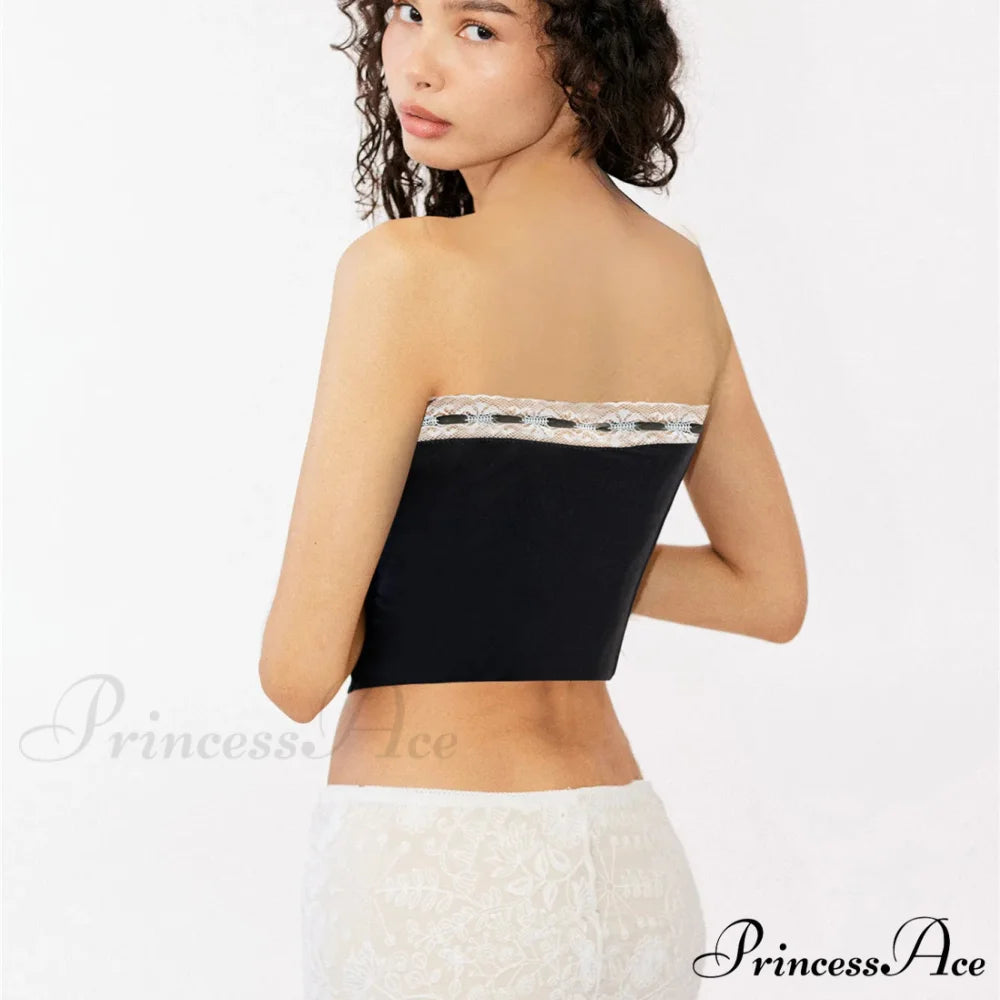 Off-The-Shoulder Bandage Cropped Blouse croptop-250223