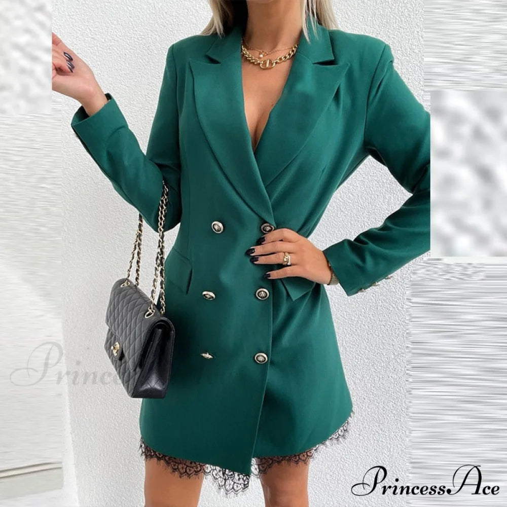 Office Lady Blazer Dress