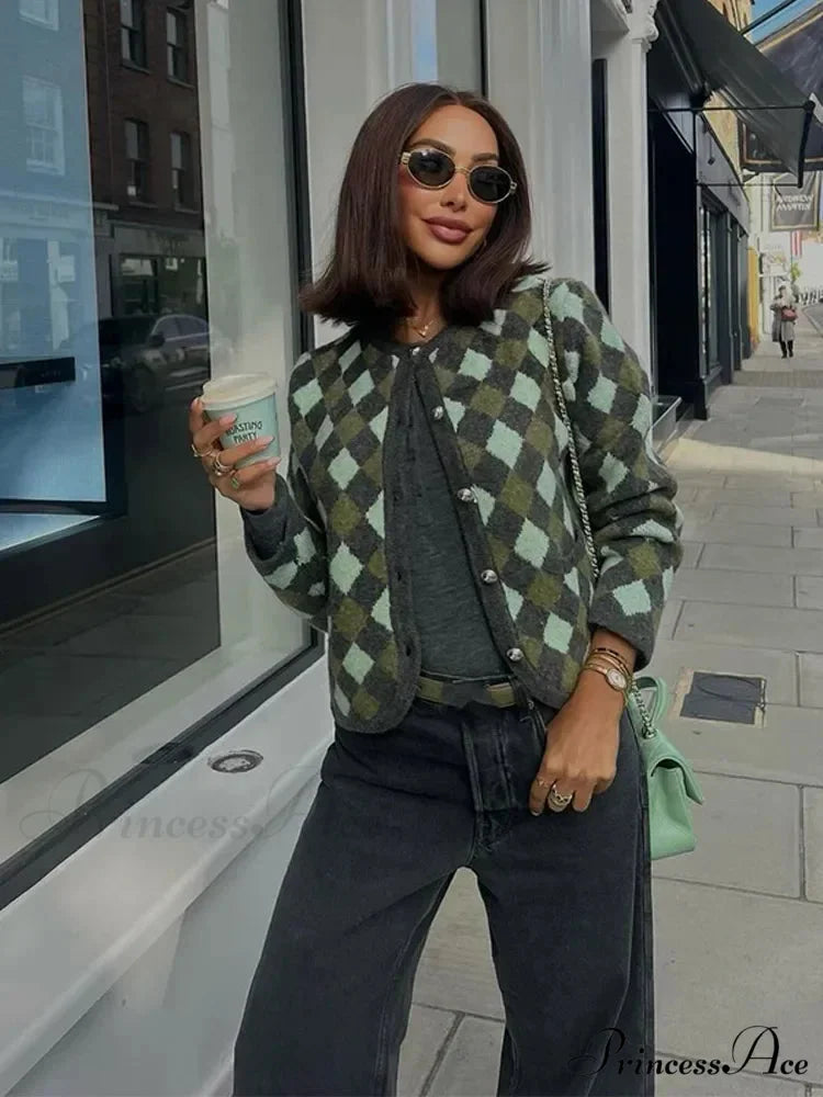 Opposing Pocket Thin Cardigan Multicolor / S cardigans-241228