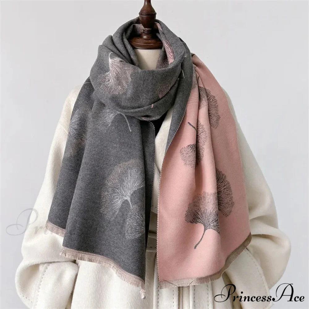 Opulent Cashmere Blossom Pashmina Scarf scarf-241228