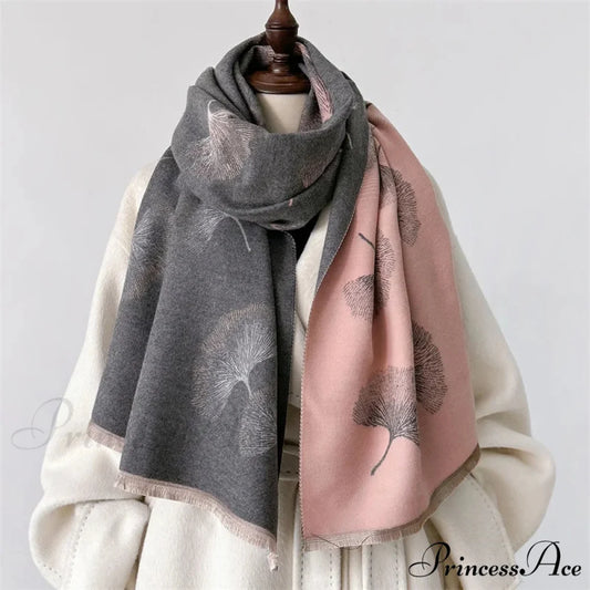 Opulent Cashmere Blossom Pashmina Scarf scarf-241228