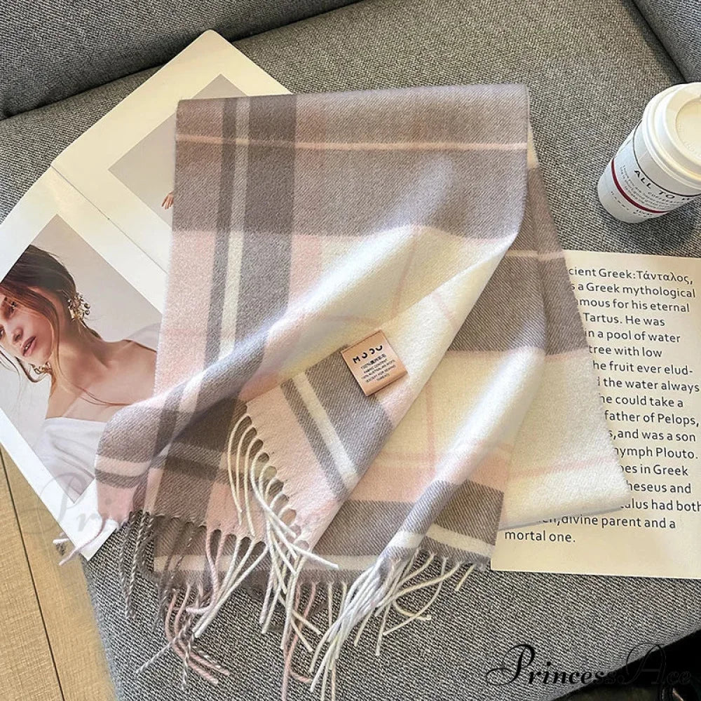 Opulent Cashmere Pashmina Winter Scarf Multi Color 12 / 32x188cm scarf-241228