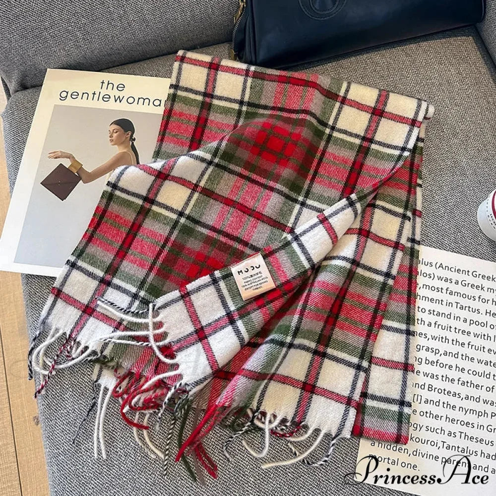 Opulent Cashmere Pashmina Winter Scarf Multi Color 17 / 32x188cm scarf-241228