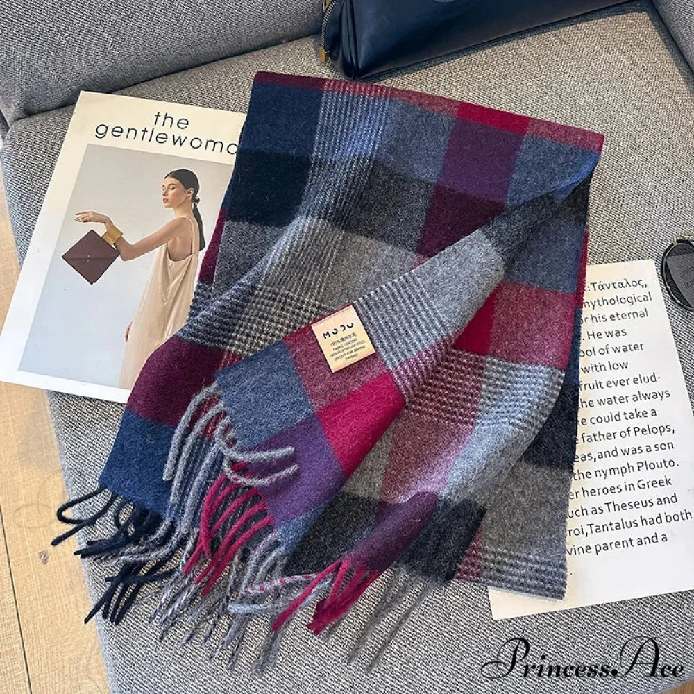 Opulent Cashmere Pashmina Winter Scarf Multi Color 19 / 32x188cm scarf-241228