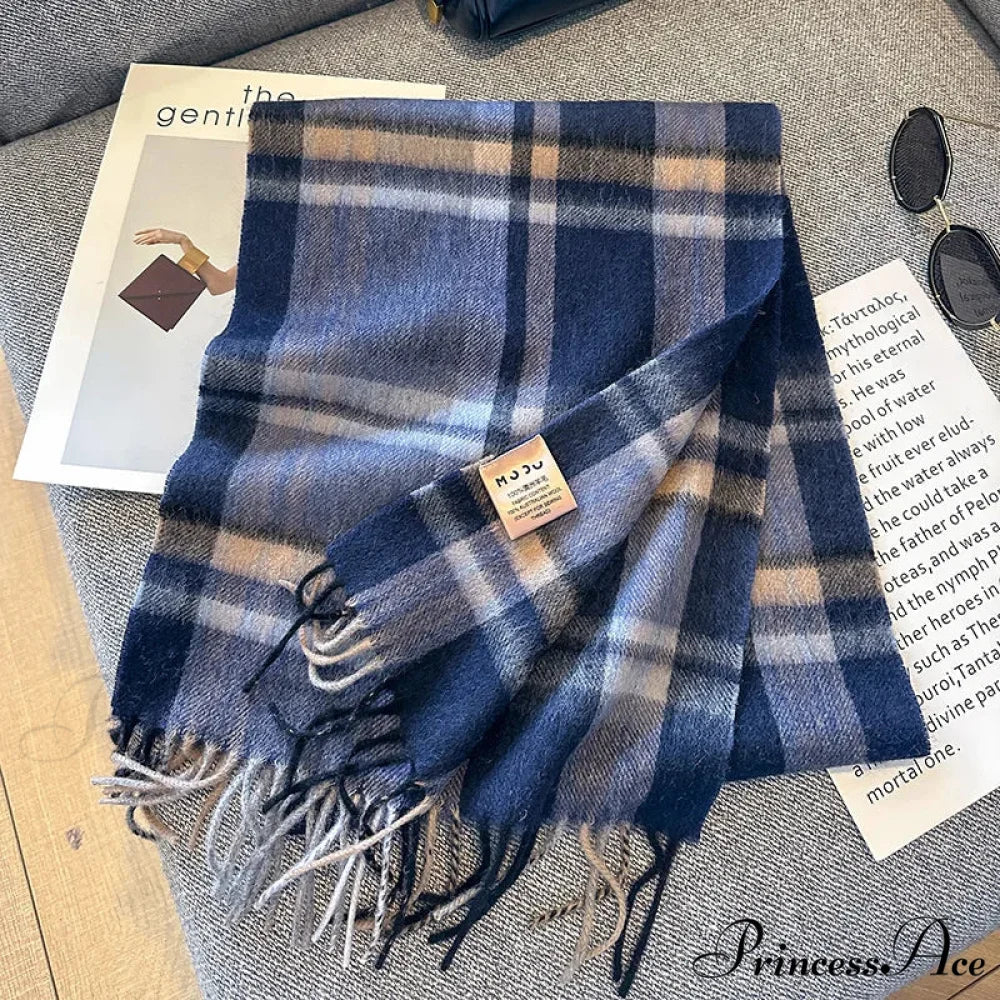 Opulent Cashmere Pashmina Winter Scarf Multi Color 3 / 32x188cm scarf-241228