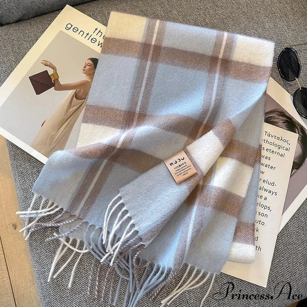 Opulent Cashmere Pashmina Winter Scarf Multi Color 7 / 32x188cm scarf-241228