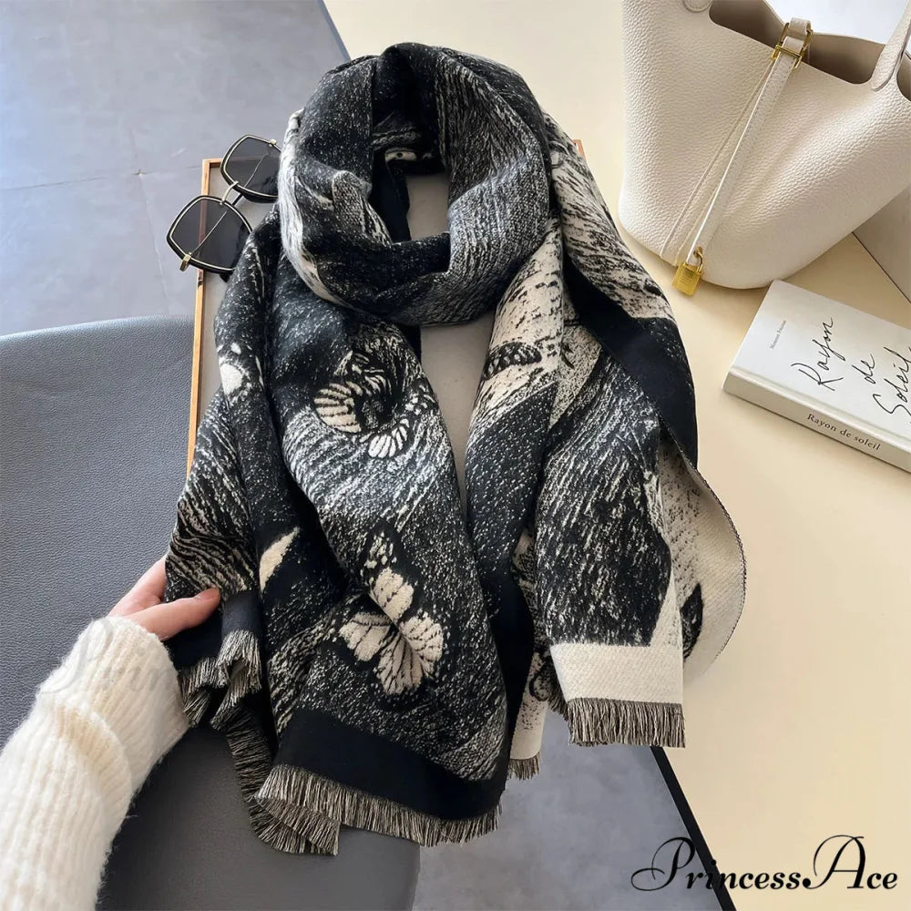 Opulent Dense Blanket Cashmere Winter Scarf scarf-241228