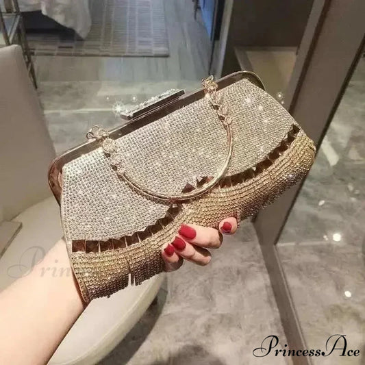 Opulent Diamond Celebration Evening Marriage Clutch Bag clutchbag-250126