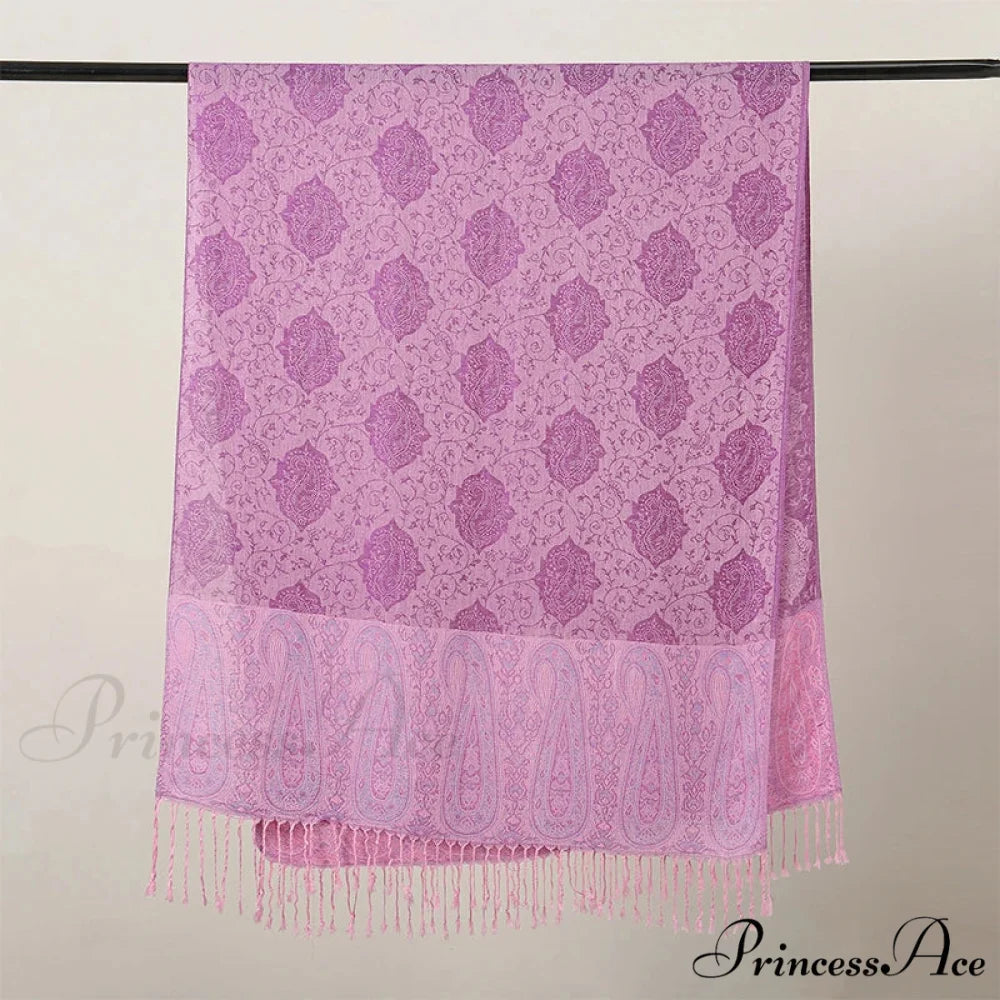 Opulent Fall Cashmere Pashmina Wrap Scarf scarf-241228