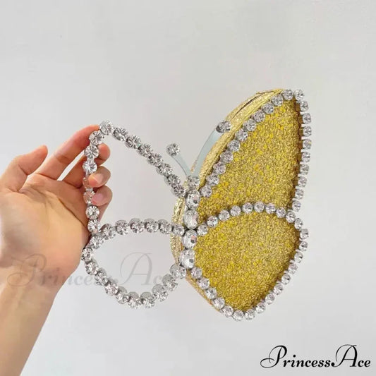 Opulent Gems Butterfly Celebration Evening Clutch Purse clutchbag-250126