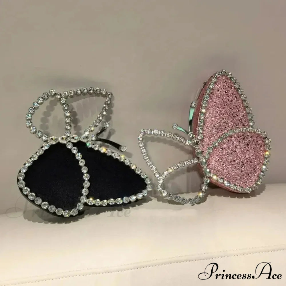Opulent Gems Butterfly Celebration Evening Clutch Purse clutchbag-250126