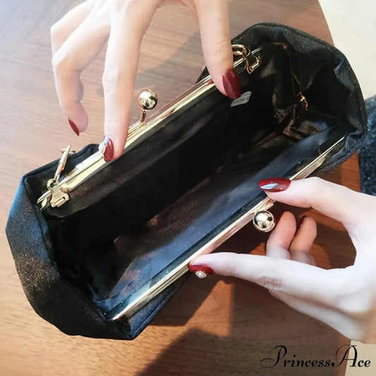 Opulent Rhinestone Bow Evening Clutch Purse clutchbag-250126