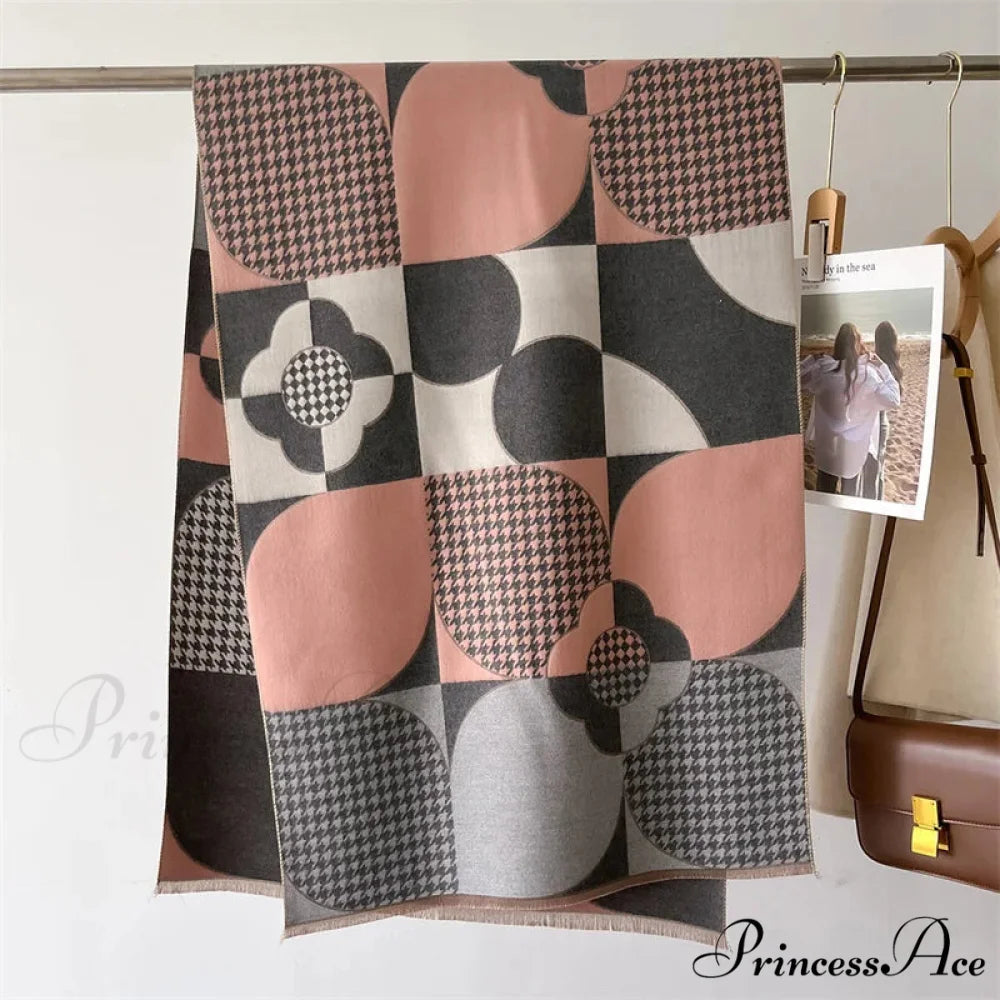 Opulent Tartan Cashmere Winter Scarf scarf-241228