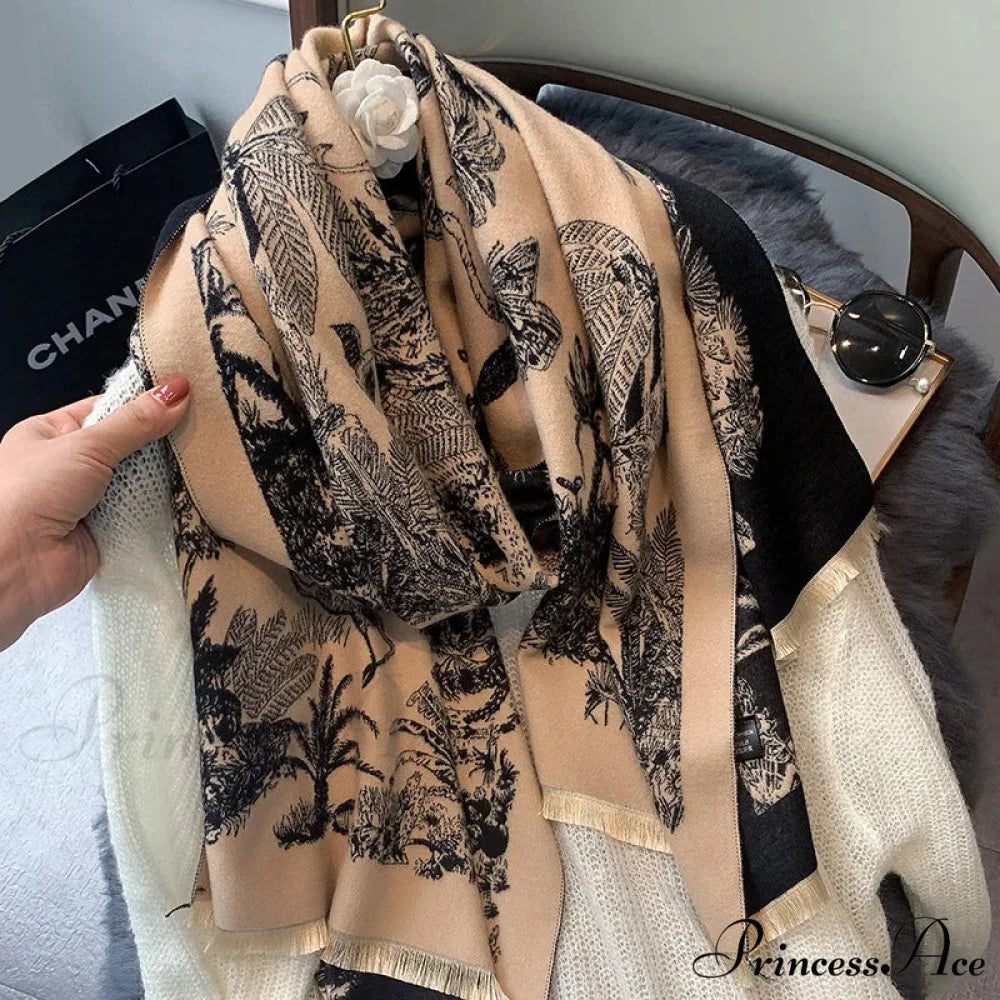 Opulent Winter Cashmere Pashmina Blanket Scarf Color3 scarf-241228