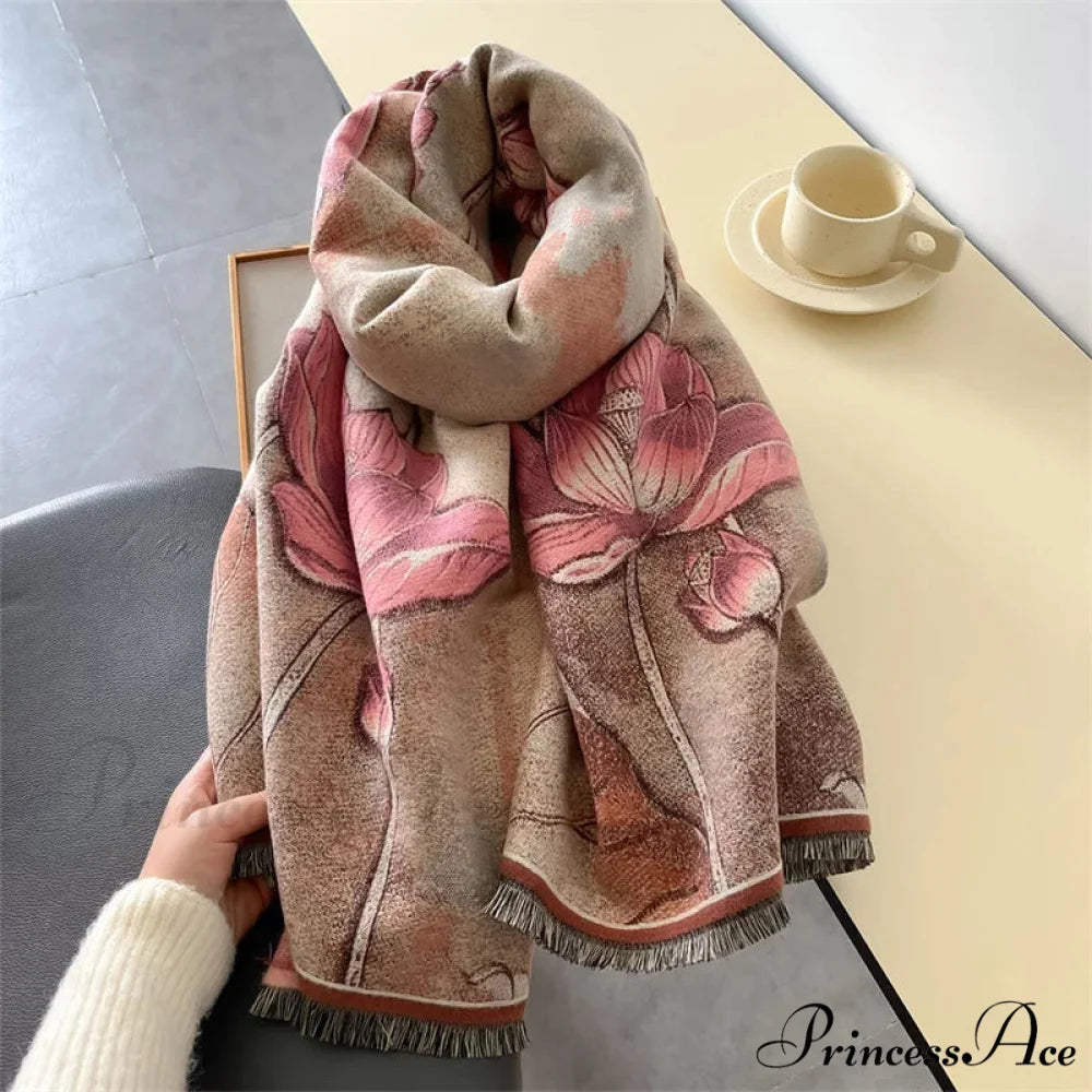 Opulent Winter Cashmere Pashmina Scarf scarf-241228
