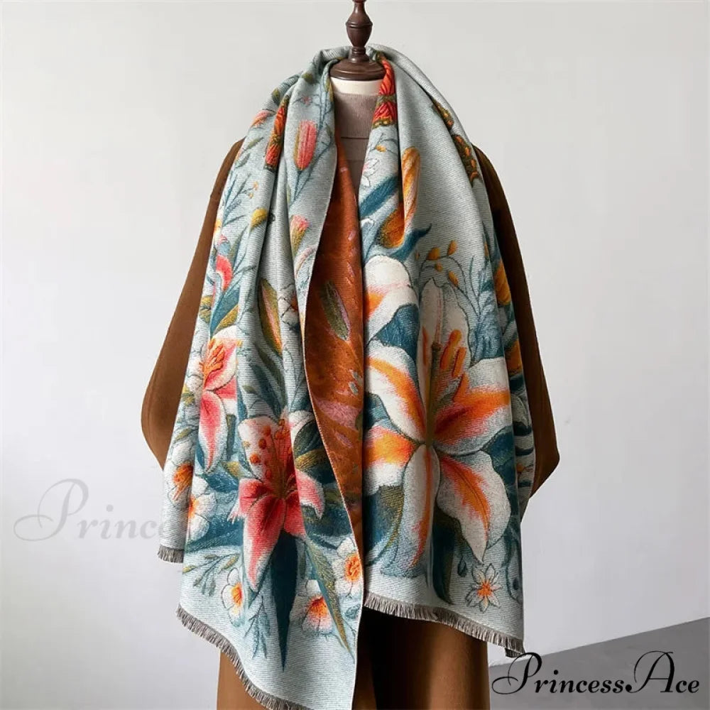 Opulent Winter Cashmere Pashmina Scarf Color2 scarf-241228