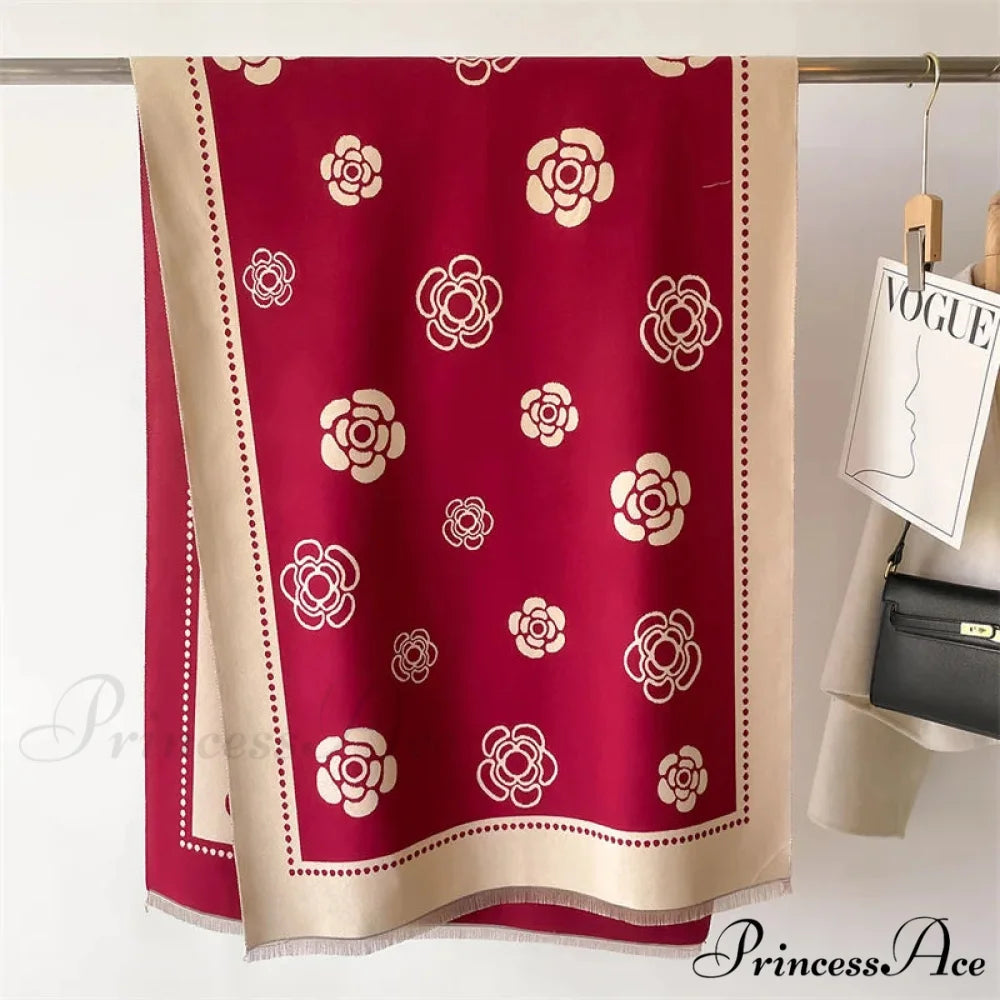 Opulent Winter Cashmere Scarf scarf-241228