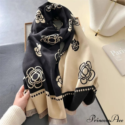 Opulent Winter Cashmere Scarf scarf-241228