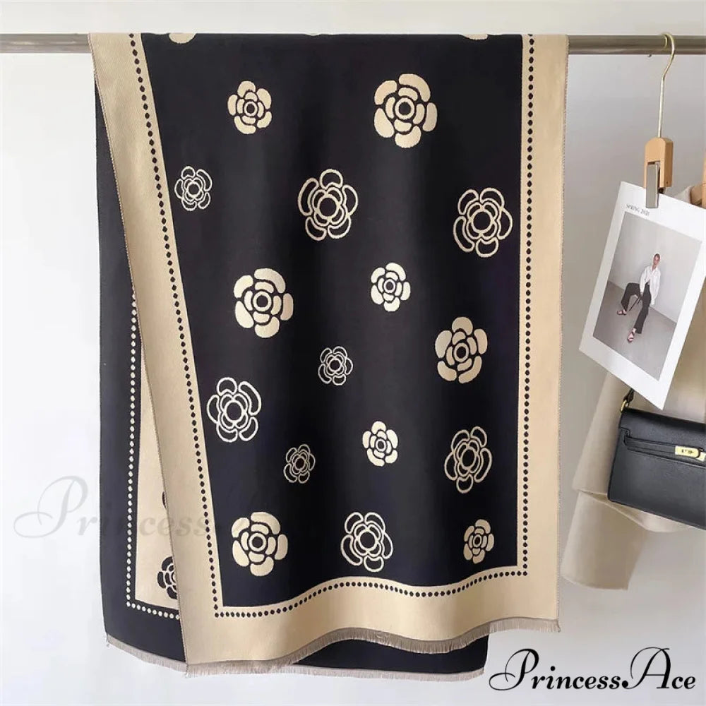 Opulent Winter Cashmere Scarf scarf-241228