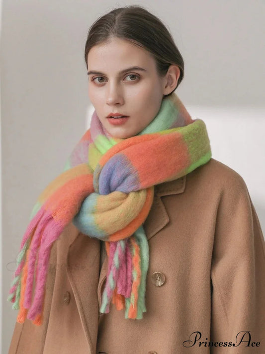Opulent Winter Cashmere Shawl Wrap Scarf scarf-241228