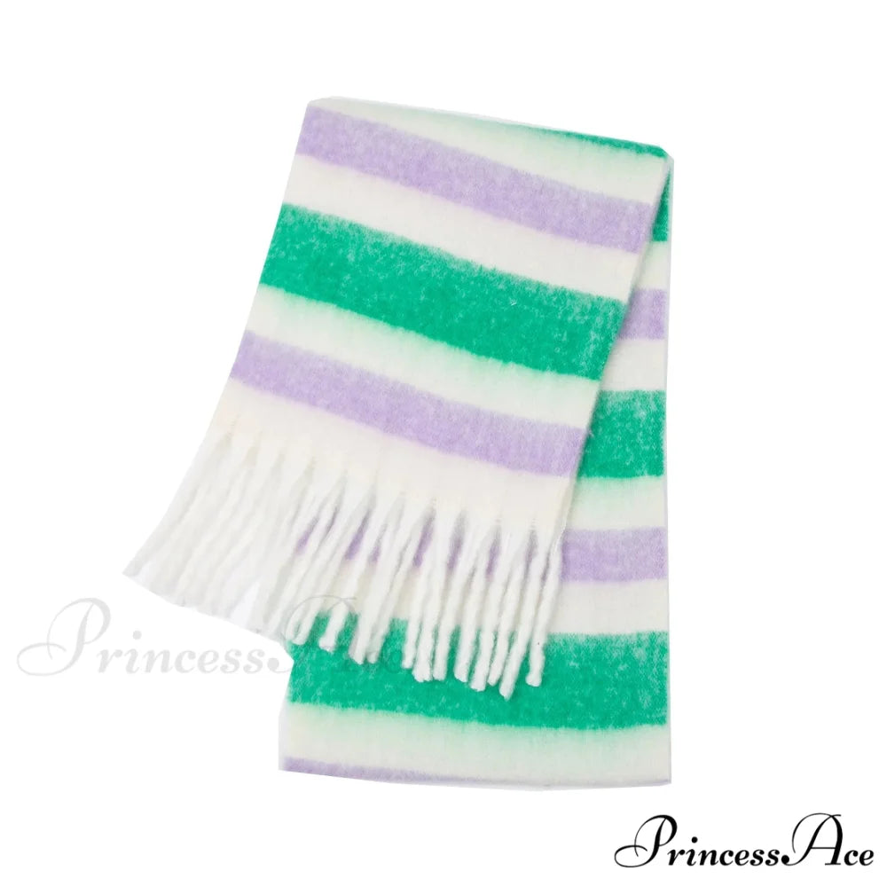 Opulent Winter Cashmere Shawl Wrap Scarf Color11 / 230X53cm scarf-241228