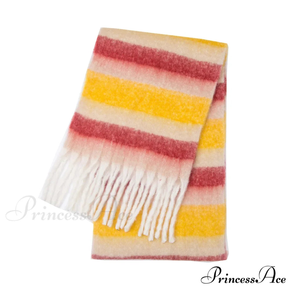 Opulent Winter Cashmere Shawl Wrap Scarf Color12 / 230X53cm scarf-241228