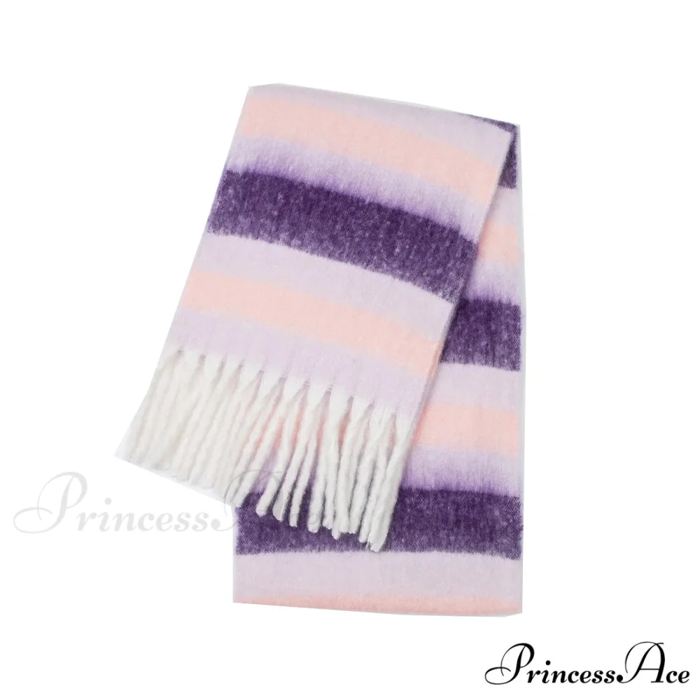 Opulent Winter Cashmere Shawl Wrap Scarf Color13 / 230X53cm scarf-241228