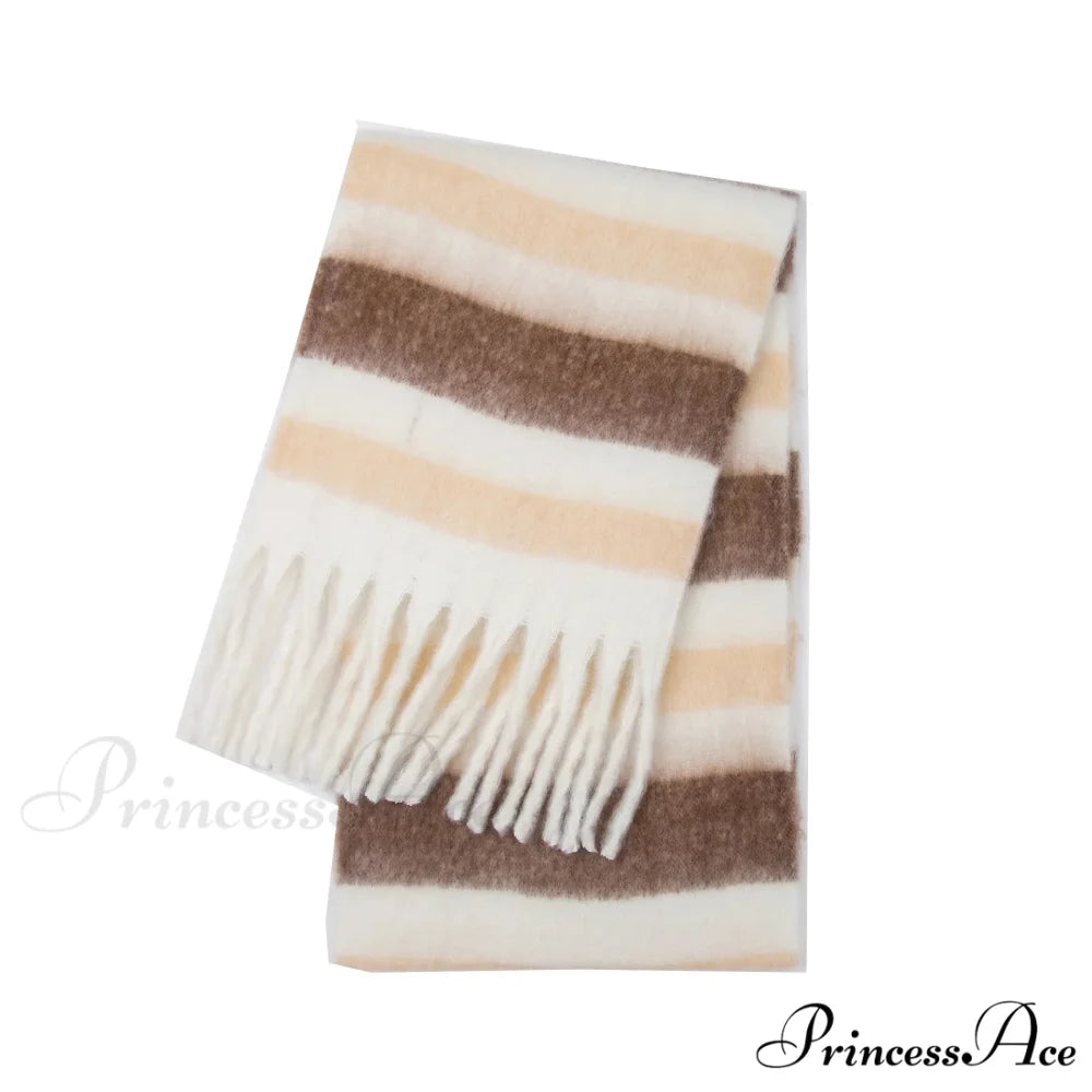 Opulent Winter Cashmere Shawl Wrap Scarf Color14 / 230X53cm scarf-241228