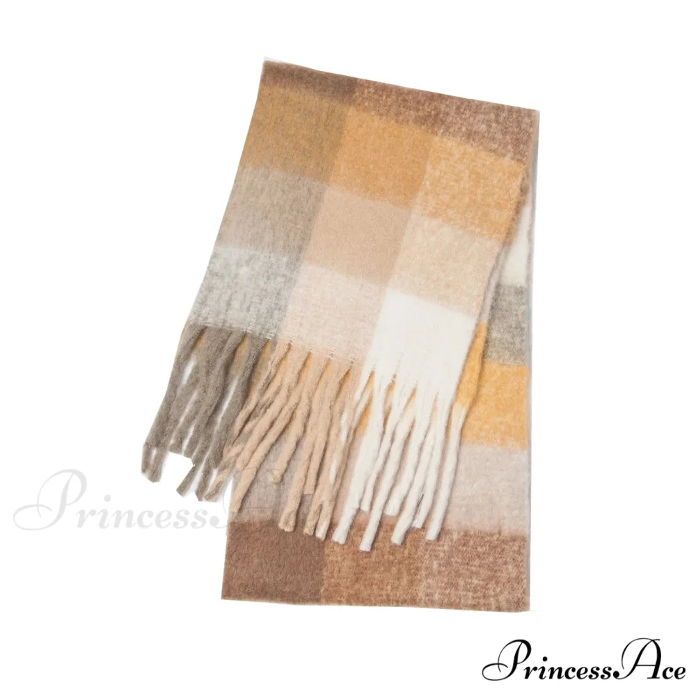 Opulent Winter Cashmere Shawl Wrap Scarf Color17 / 230X53cm scarf-241228