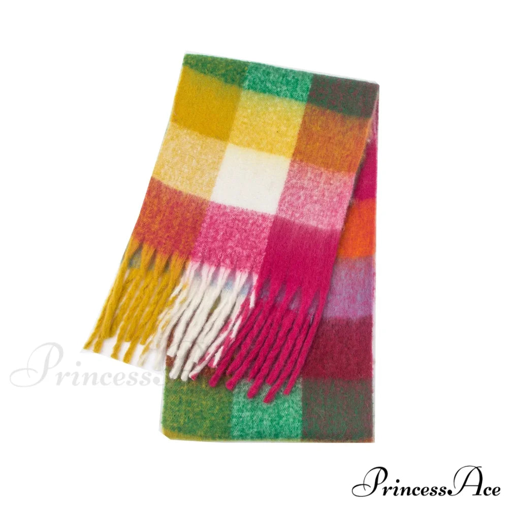 Opulent Winter Cashmere Shawl Wrap Scarf Color5 / 230X53cm scarf-241228