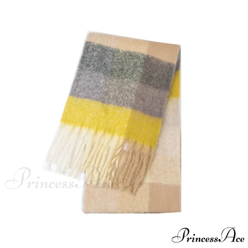 Opulent Winter Cashmere Shawl Wrap Scarf Color8 / 230X53cm scarf-241228