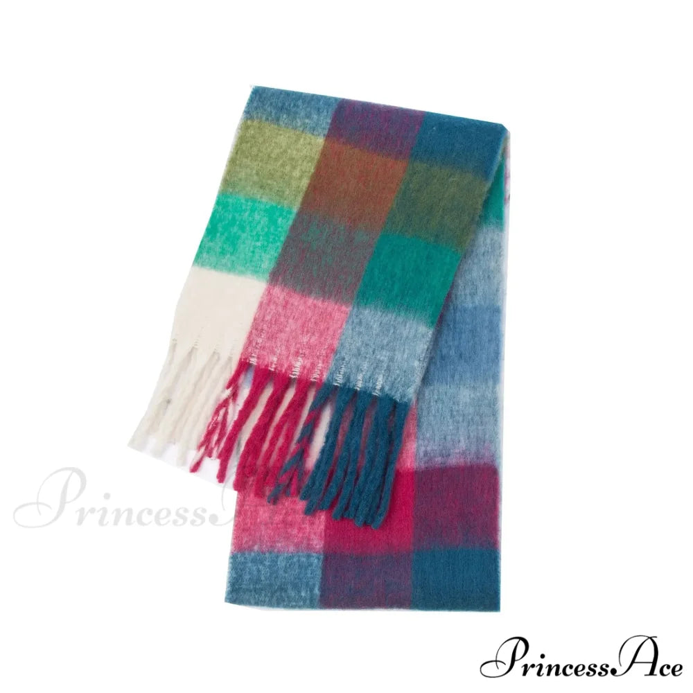 Opulent Winter Cashmere Shawl Wrap Scarf Color9 / 230X53cm scarf-241228