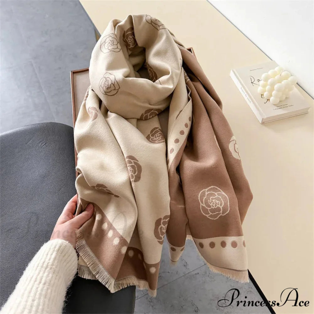 Opulent Winter Cashmere Wrap Scarf scarf-241228