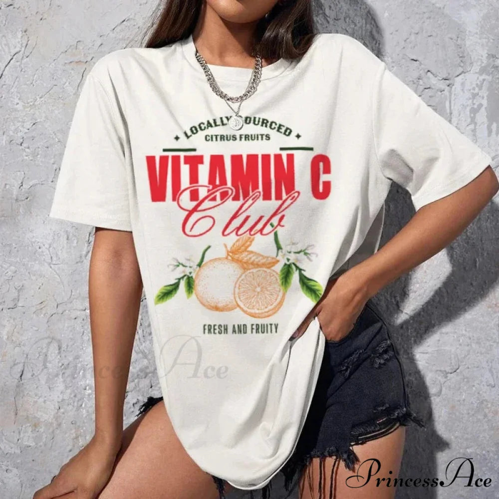 Orange Fruit Classic T-shirt WHITE / S t-shirt-250223