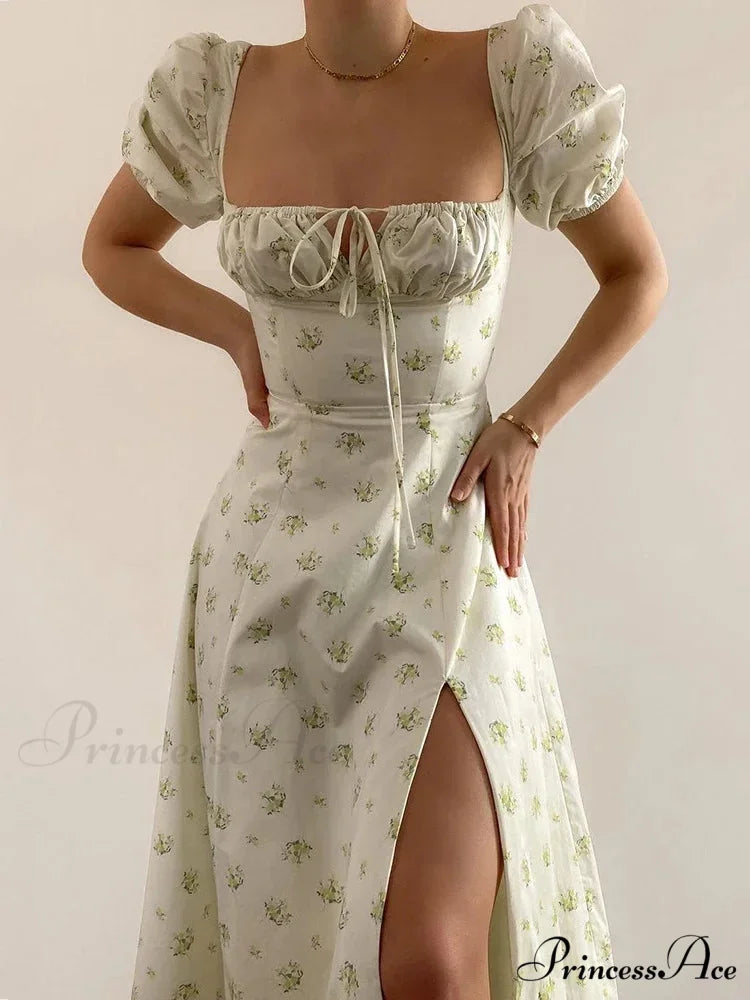 Out Lace Backless Bodycon Maxi Dress YELLOW / S