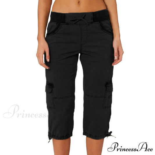 Overalls Thin Loose Cargo Shorts Pantalones