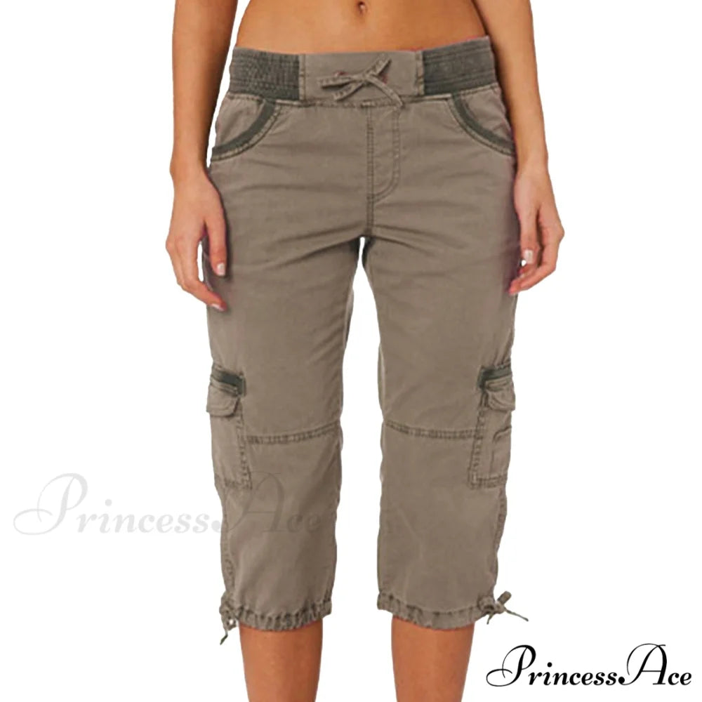 Overalls Thin Loose Cargo Shorts Pantalones