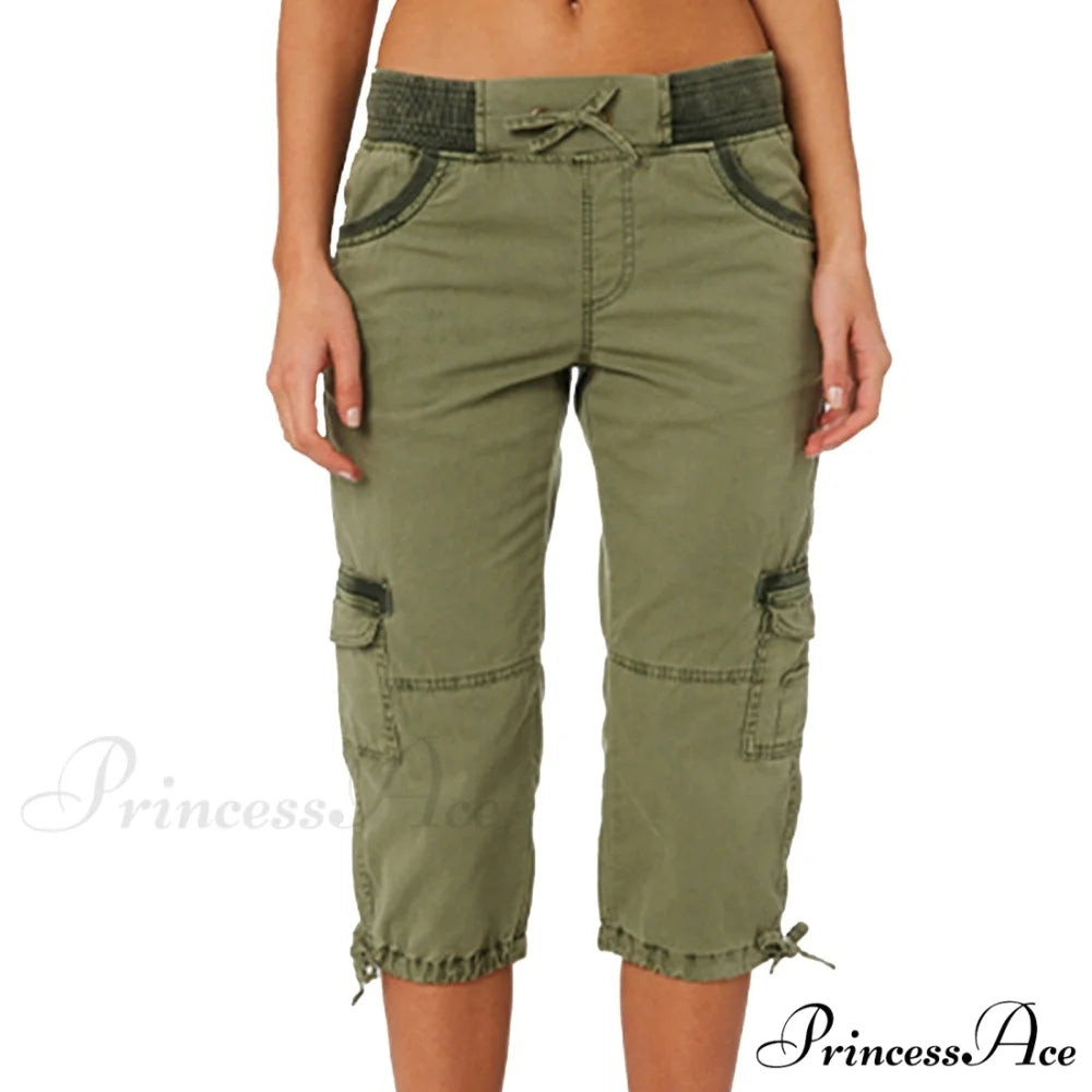 Overalls Thin Loose Cargo Shorts Pantalones