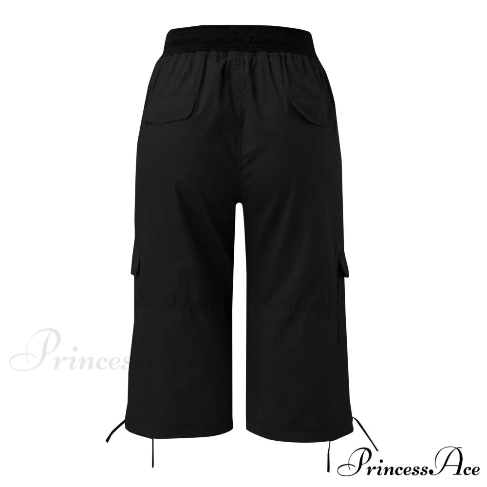 Overalls Thin Loose Cargo Shorts Pantalones