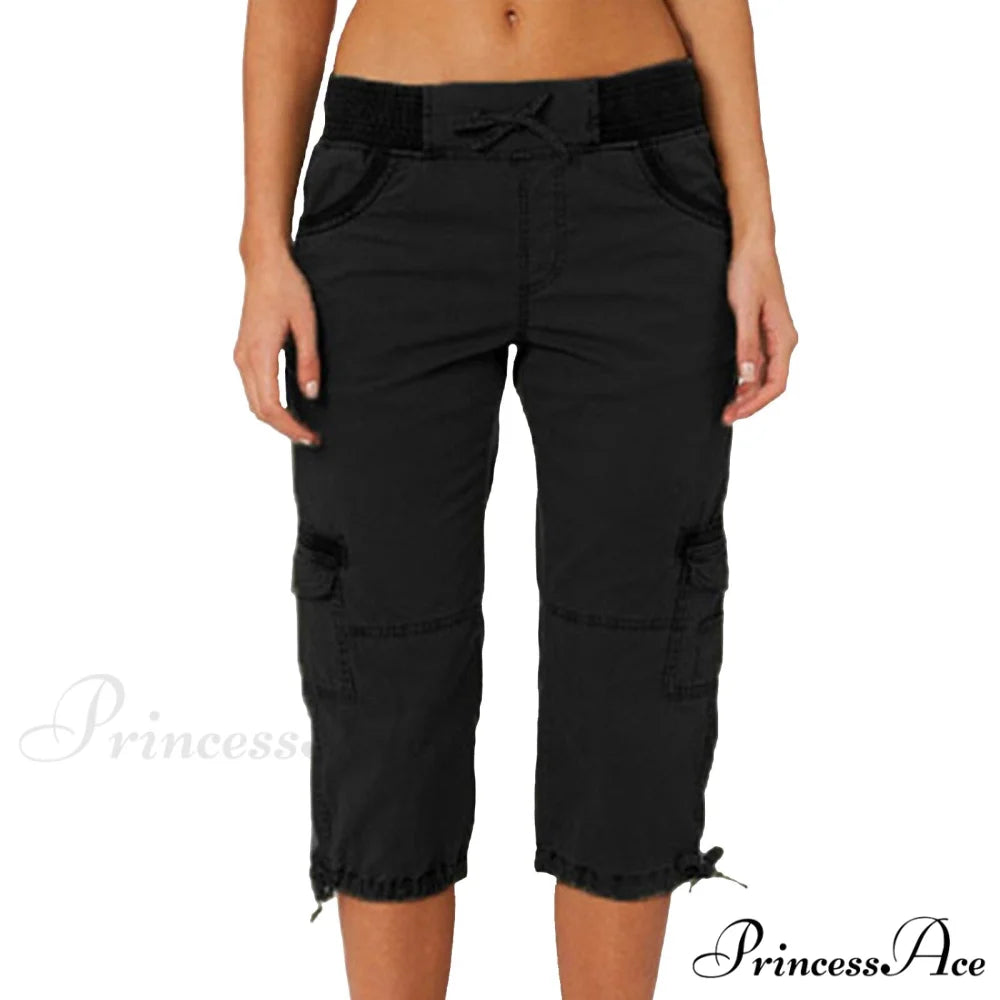 Overalls Thin Loose Cargo Shorts Pantalones