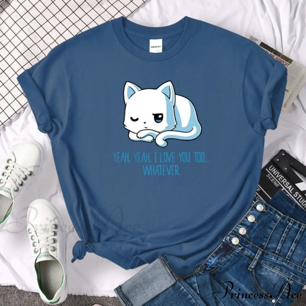 Oversize Fashion Clothing Funny Korean Style T-Shirts