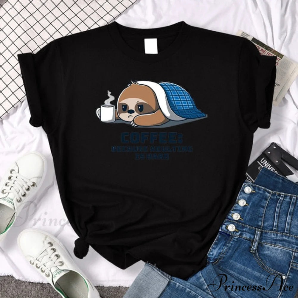 Oversize Fashion Clothing Funny Korean Style T-Shirts