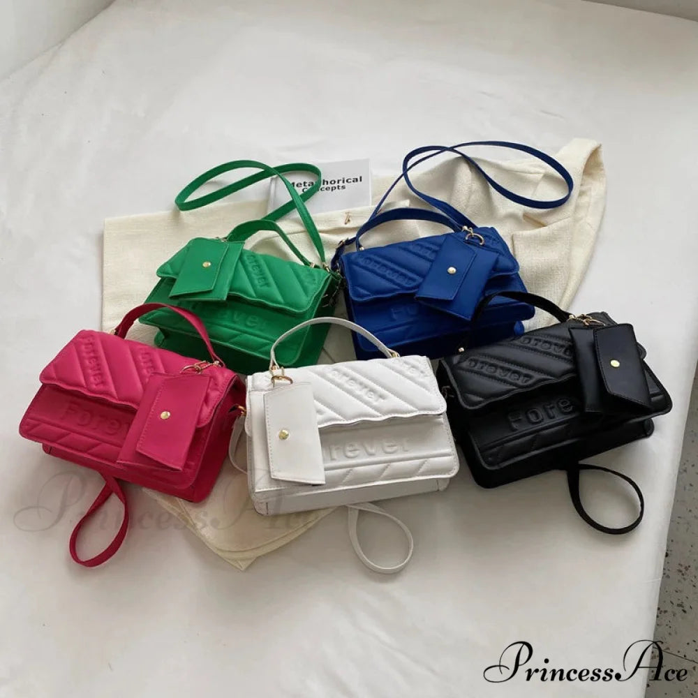 Padded Faux Leather Petite Crossbody Purse handbag-250126