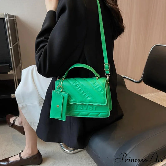 Padded Faux Leather Petite Crossbody Purse handbag-250126